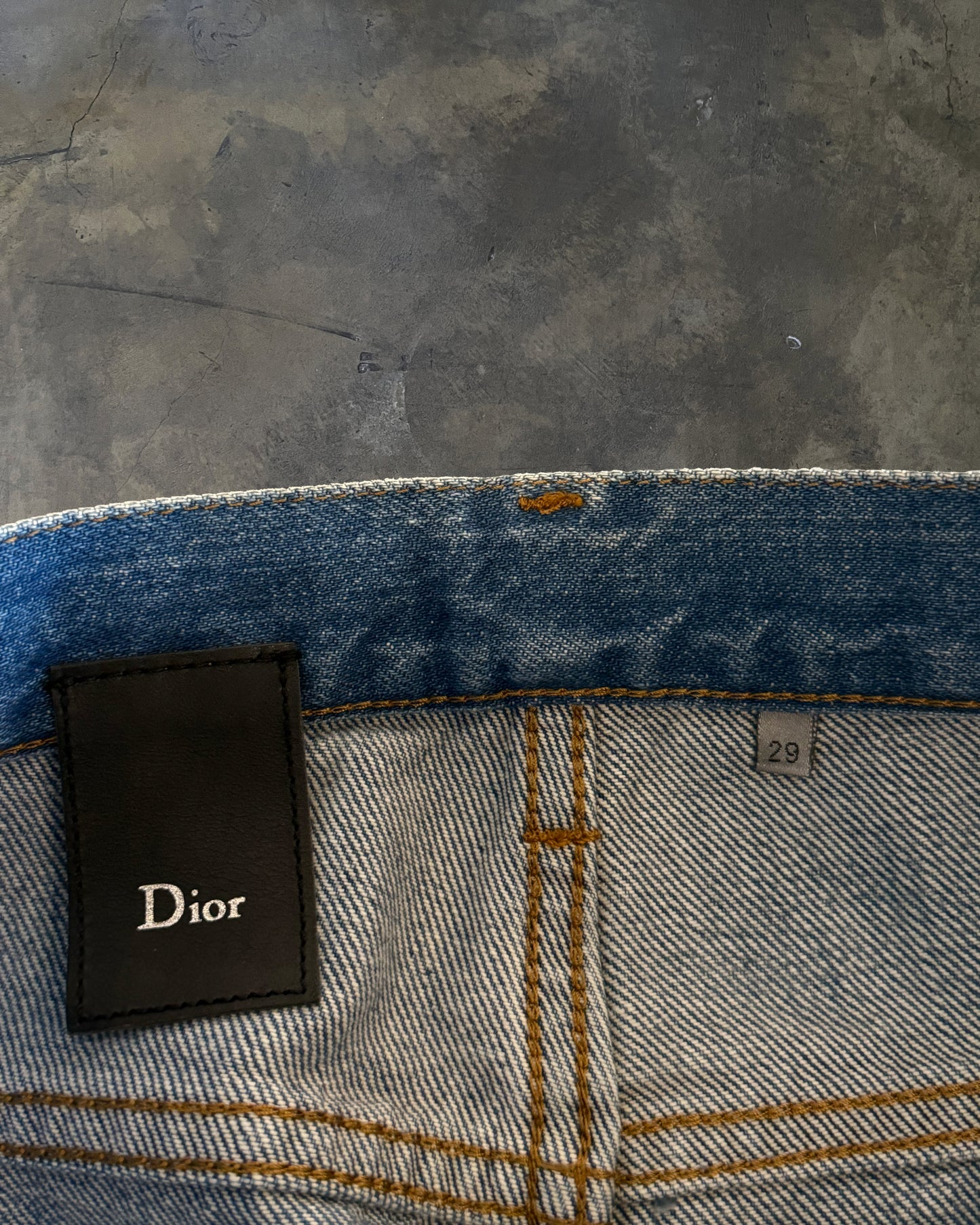 DIOR HOMME SS2011 MUDWASH DENIM