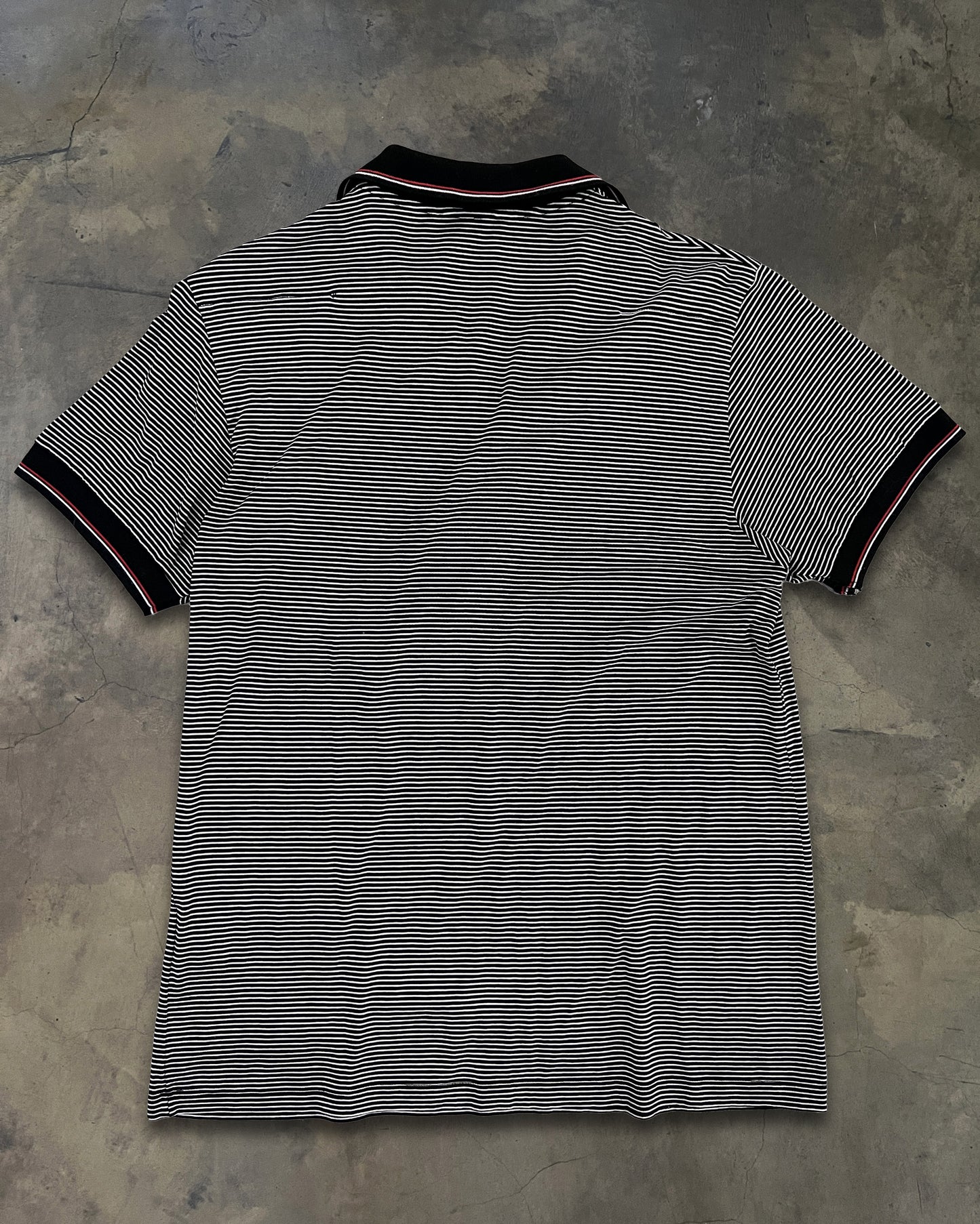 DIOR HOMME STRIPED BEE POLO SHIRT