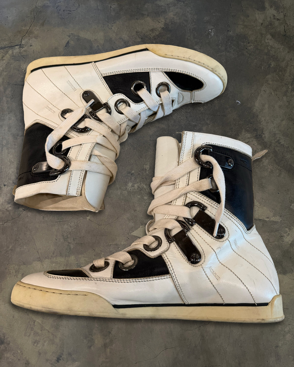 DIOR HOMME SS2009 B92 HIGH TOP SNEAKERS