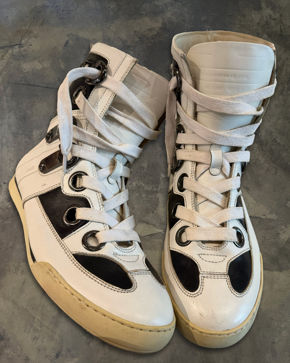 DIOR HOMME SS2009 B92 HIGH TOP SNEAKERS