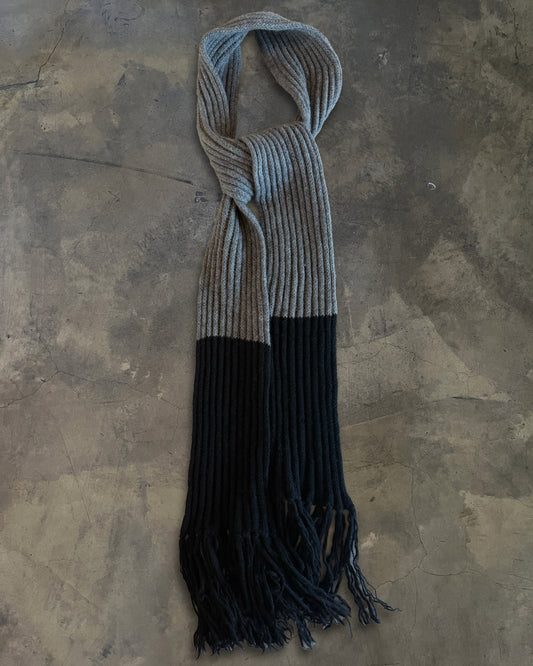 DIOR HOMME AW2006 'THESE GREY DAYS' WOOL SCARF