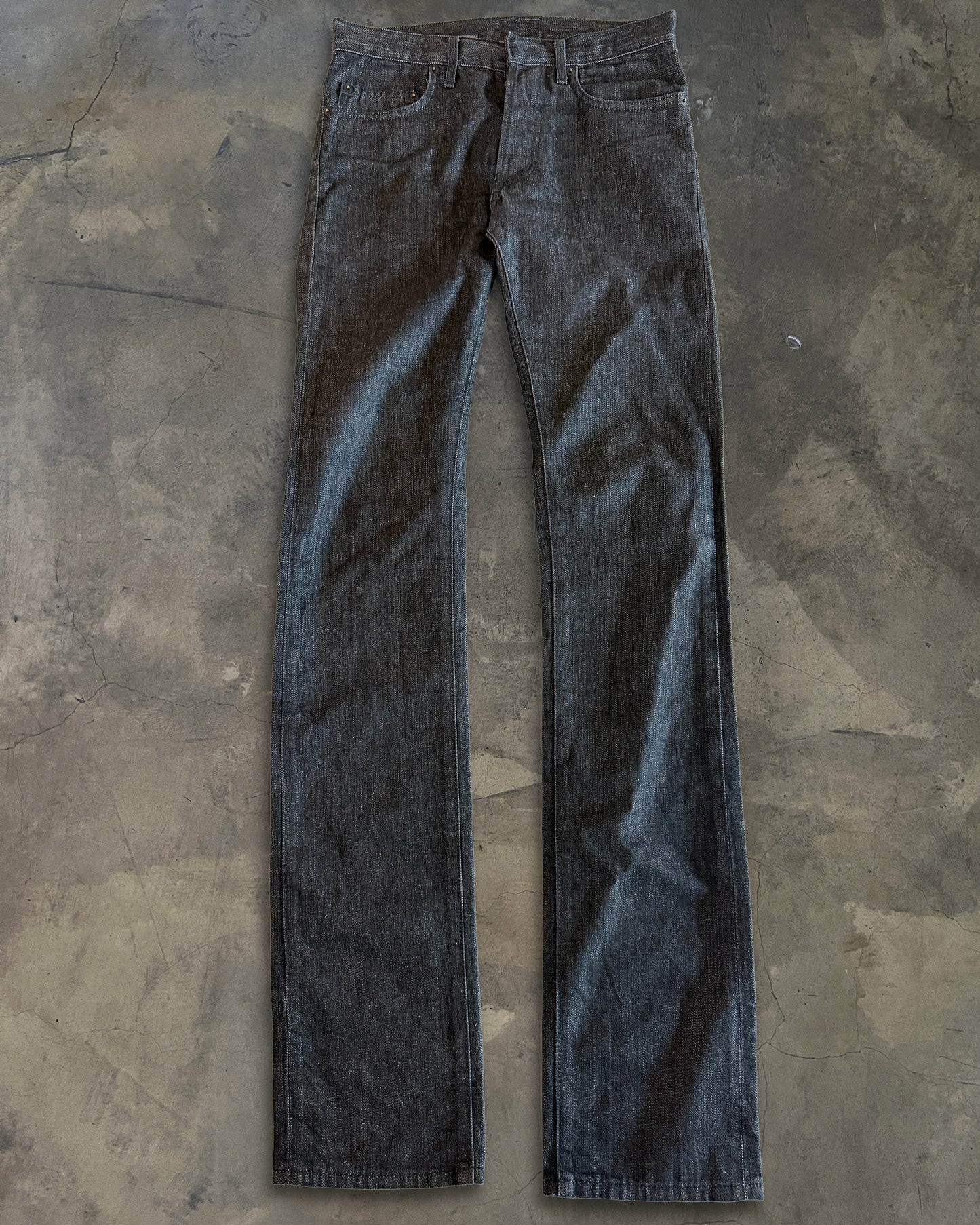 DIOR HOMME SS2006 RUNWAY GRAPHITE DENIM