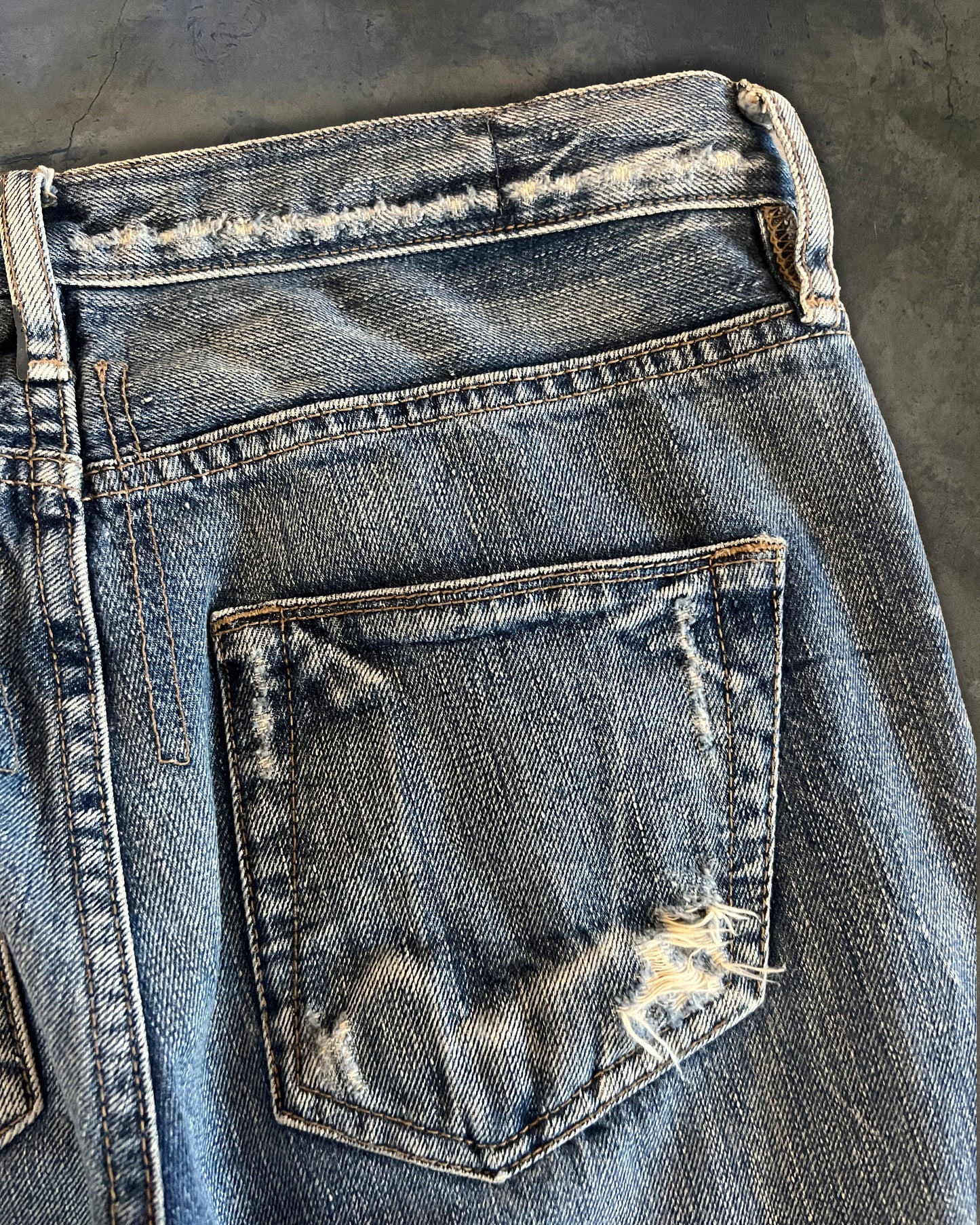 RICK OWENS DRKSHDW AW2007 " EXPLODER" DETROIT CUT DENIM