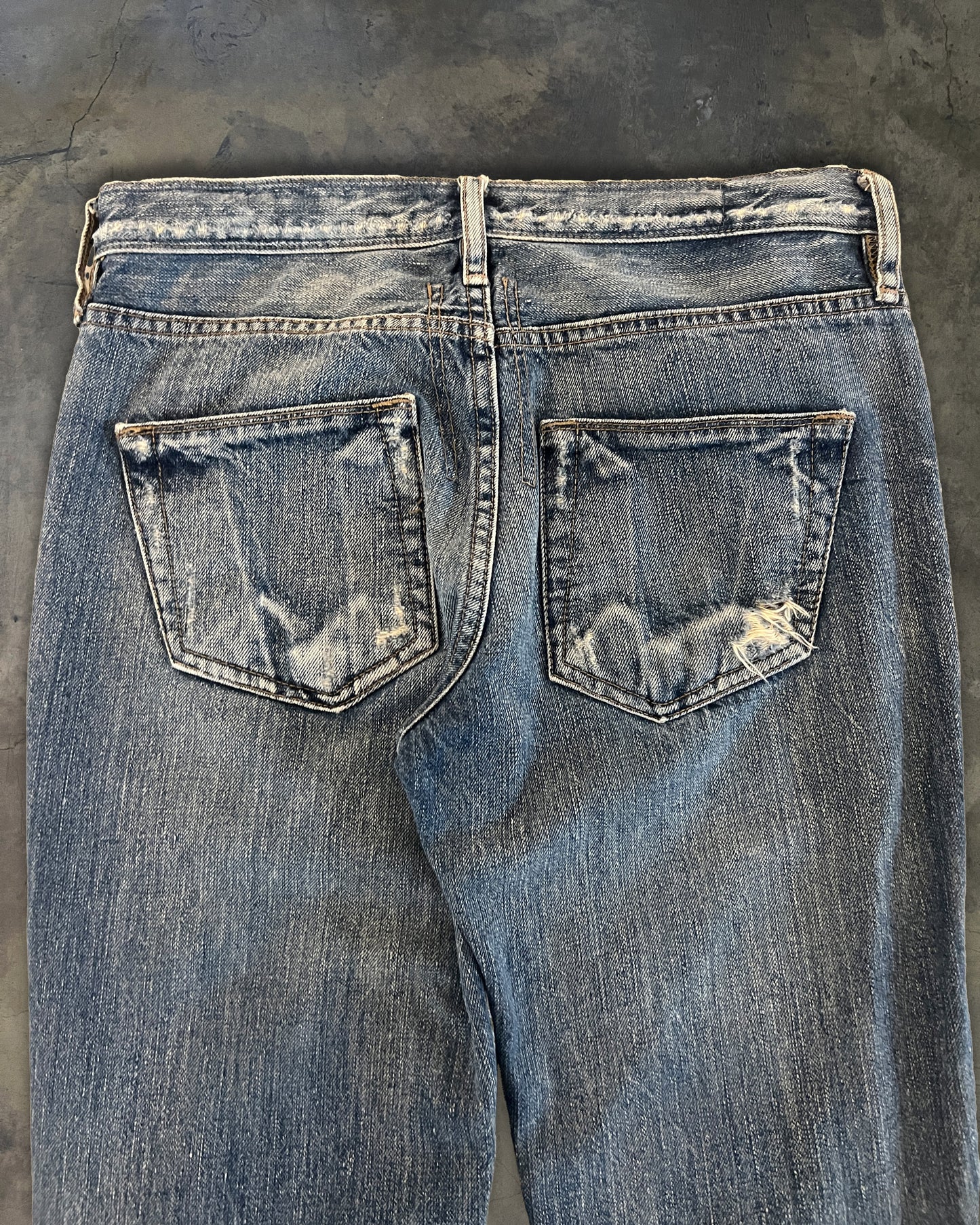 RICK OWENS DRKSHDW AW2007 " EXPLODER" DETROIT CUT DENIM