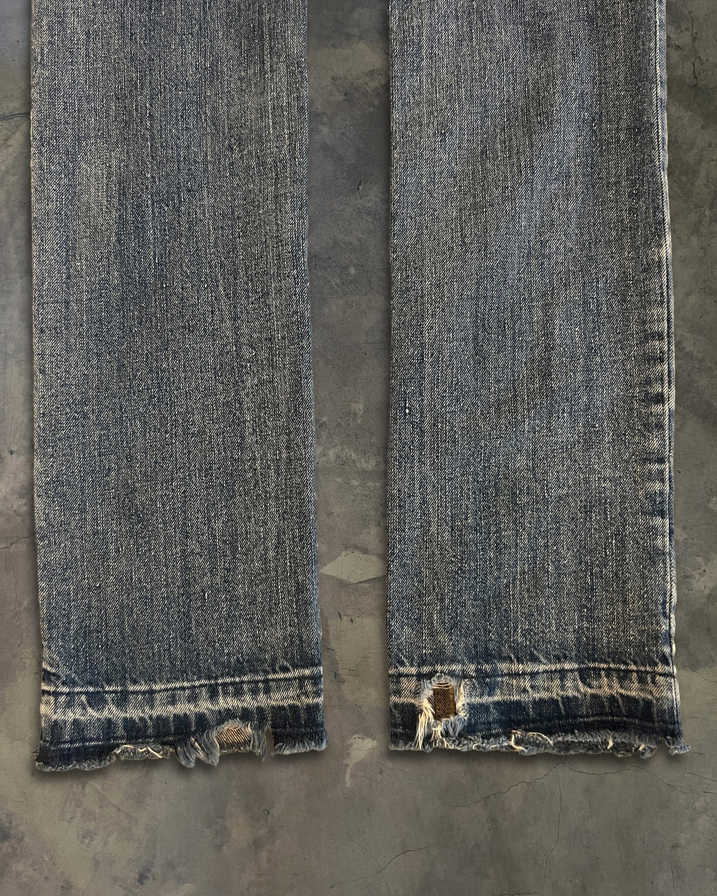 RICK OWENS DRKSHDW AW2007 " EXPLODER" DETROIT CUT DENIM