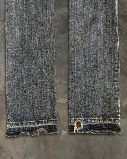 RICK OWENS DRKSHDW AW2007 " EXPLODER" DETROIT CUT DENIM