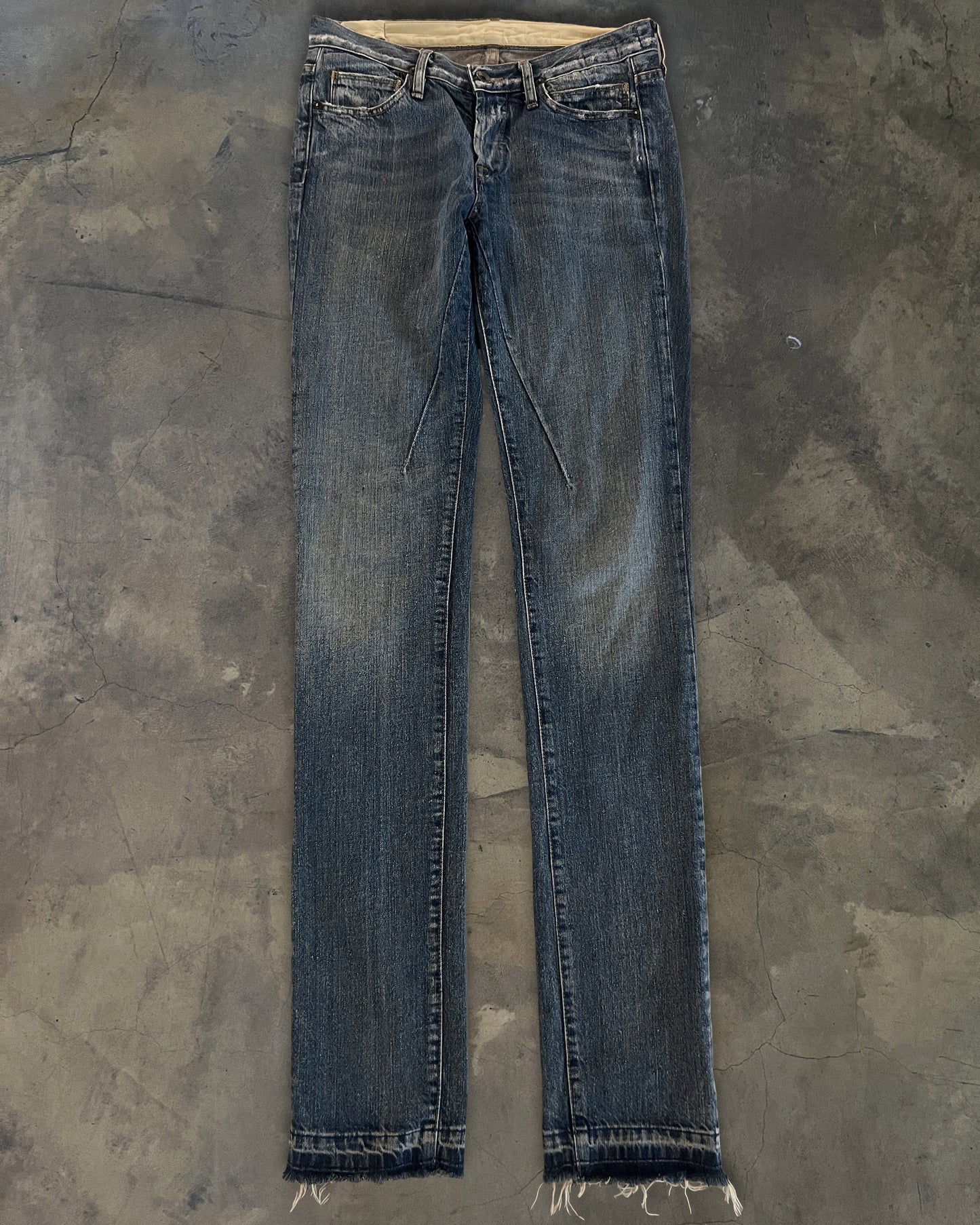 RICK OWENS DRKSHDW AW2007 " EXPLODER" DETROIT CUT DENIM