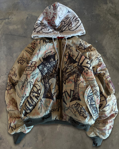 MOWALOLA GRAFFITI REVERSIBLE BOMBER M