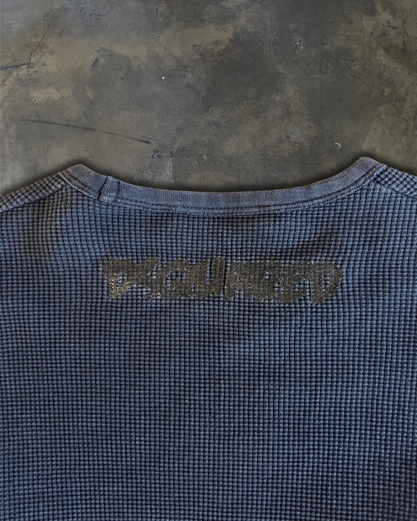 DSQUARED JASON WAFFLE KNIT LONG SLEEVE