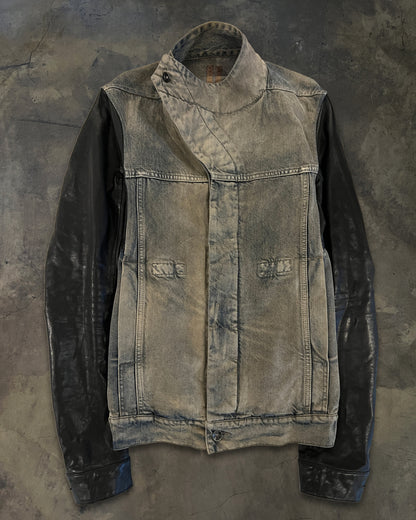 RICK OWENS FW2013 " PLINTH " DRKSHDW MINERAL SLAVE JACKET