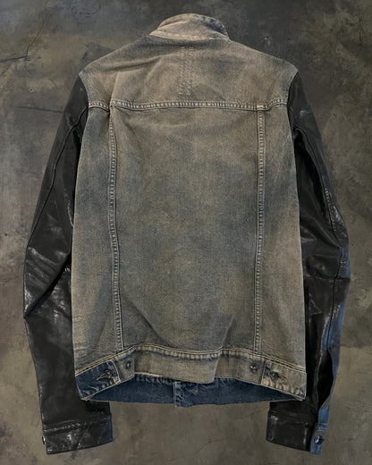 RICK OWENS FW2013 " PLINTH " DRKSHDW MINERAL SLAVE JACKET