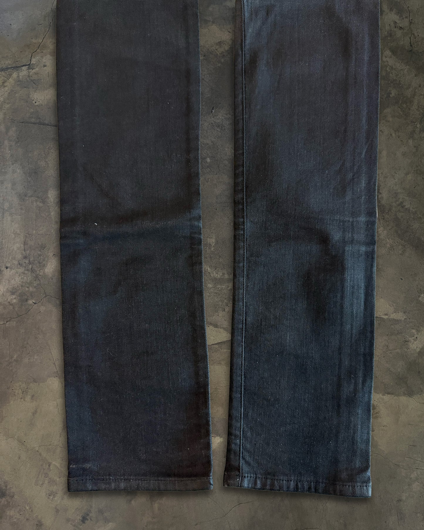 DIOR HOMME AW2008 NIGHTFALL WAXED DENIM