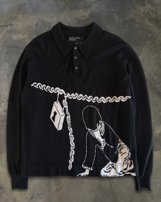 ENFANTS RICHES DEPRIMES X LORO PIANA SS2018 BOY WITH CHAIN SWEATER
