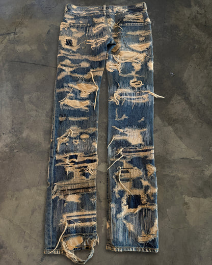 UNDERCOVER FW2005 RUNWAY 85 ARTS AND CRAFT JEANS