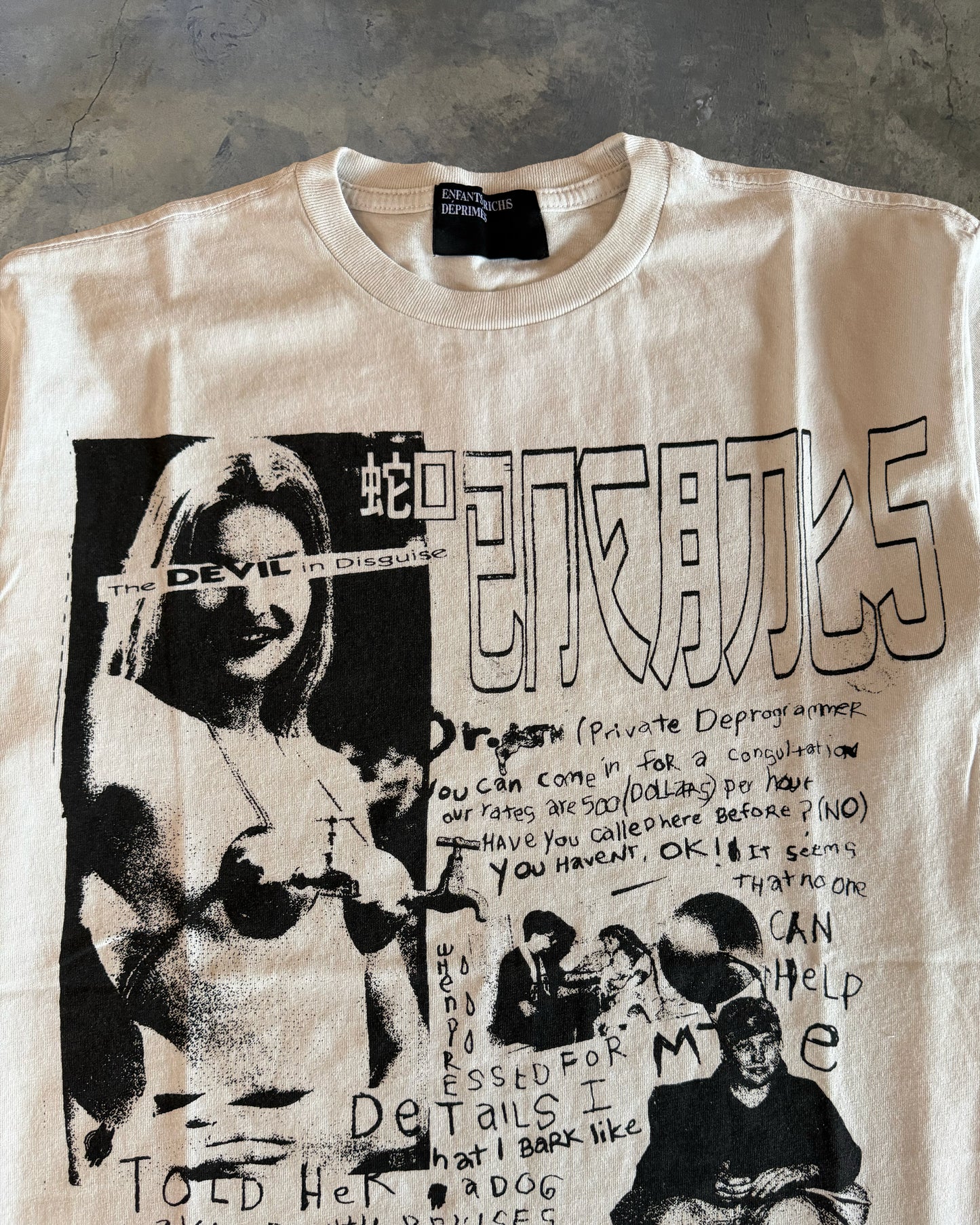 ENFANTS RICHES DÉPRIMÉS DEVIL IN DISGUISE TEE