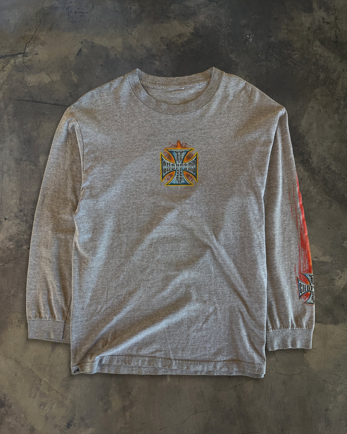 2000's WEST COAST CHOPPERS GREY LONG SLEEVE
