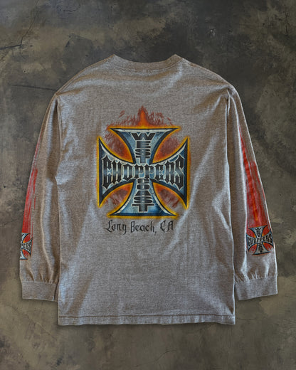 2000's WEST COAST CHOPPERS GREY LONG SLEEVE