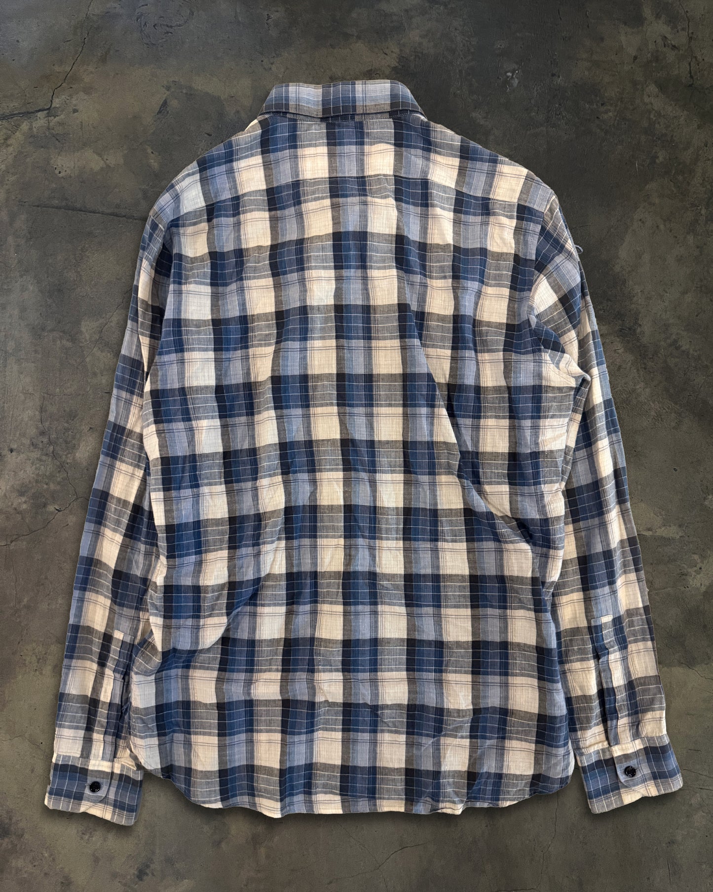SAINT LAURENT FW2014 PLAID FLANNEL