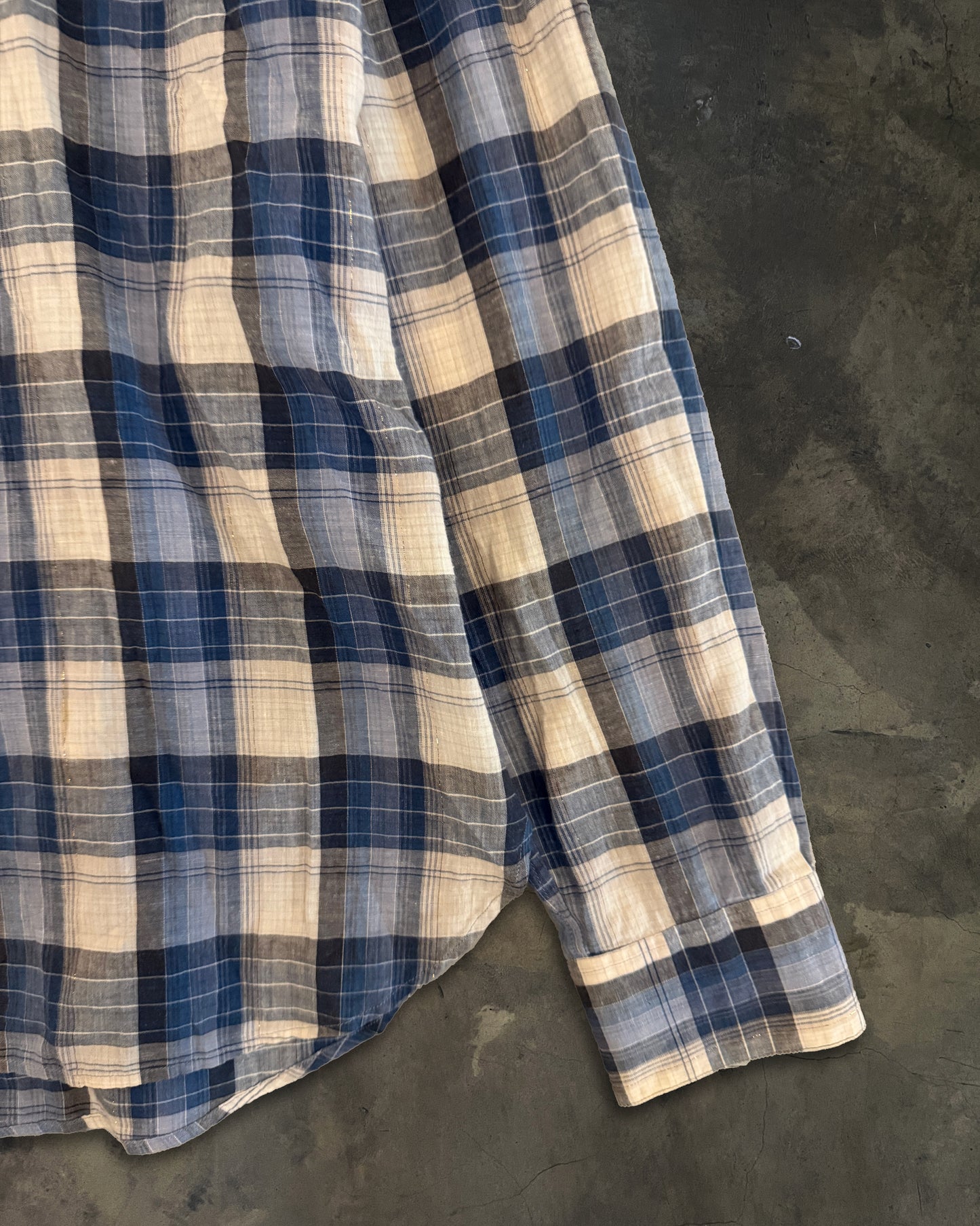 SAINT LAURENT FW2014 PLAID FLANNEL