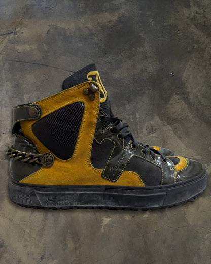 2000s JOHN GALLIANO HIGH TOP SHOES