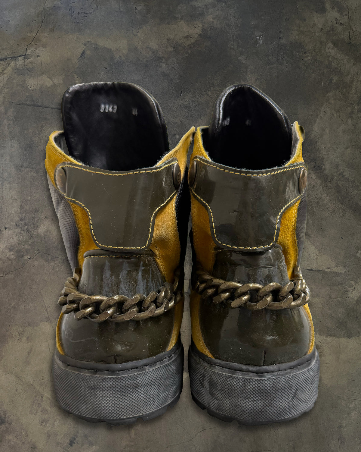 2000s JOHN GALLIANO HIGH TOP SHOES
