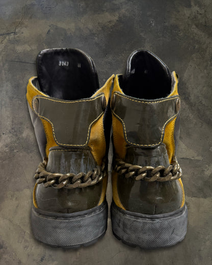 2000s JOHN GALLIANO HIGH TOP SHOES