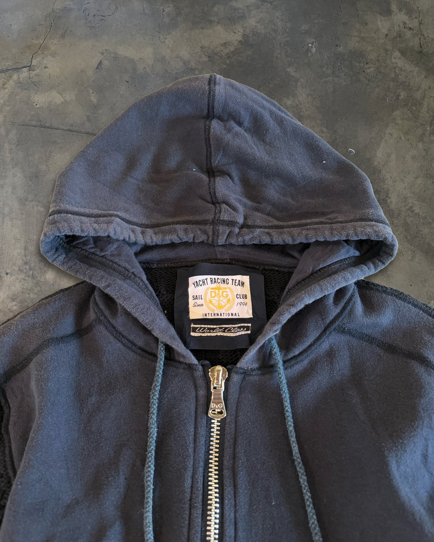 DOLCE GABANNA YACHT RACING TEAM ZIP UP HOODIE