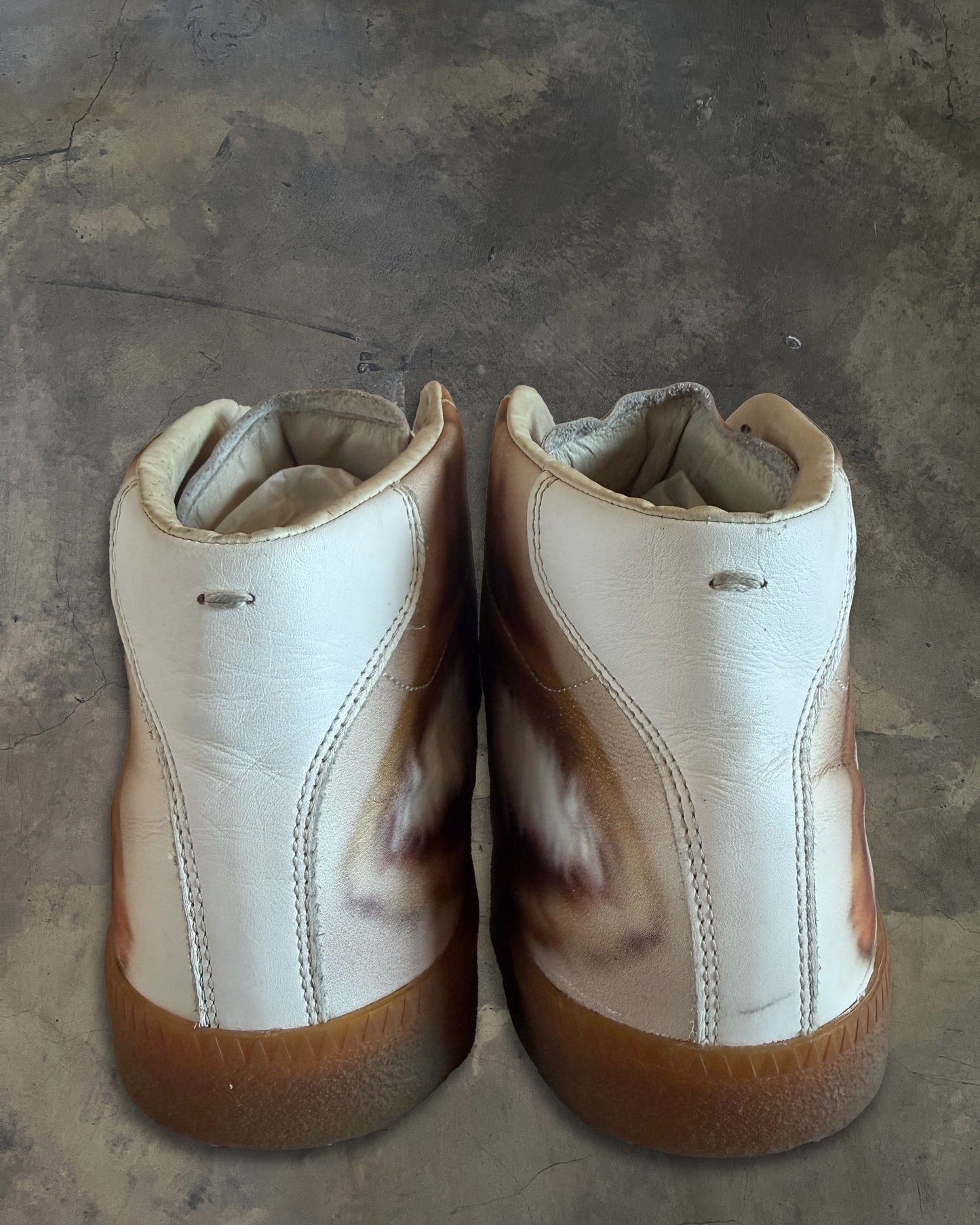 MAISON MARTIN MARGIELA AW2008 TIGER HIGH TOP GATS
