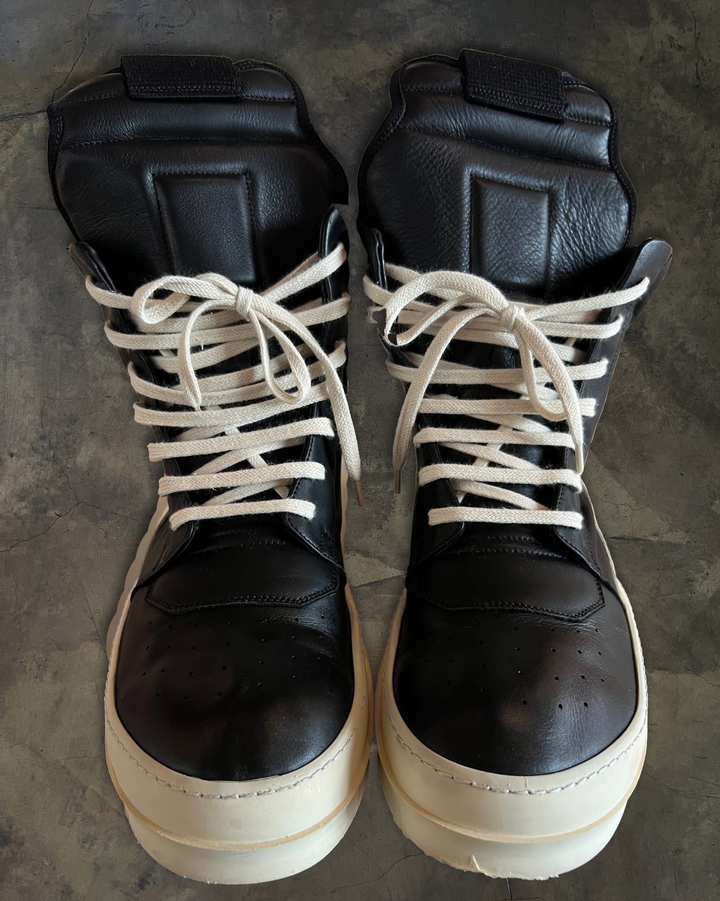 RICK OWENS PRE 2015 HIGH TONGUE GEOBASKET