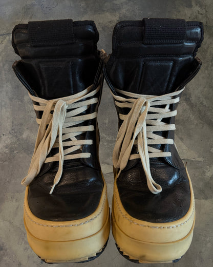 RICK OWENS FW2010 "GLEAM" SHORT TONGUE STAPLE GEOBASKETS