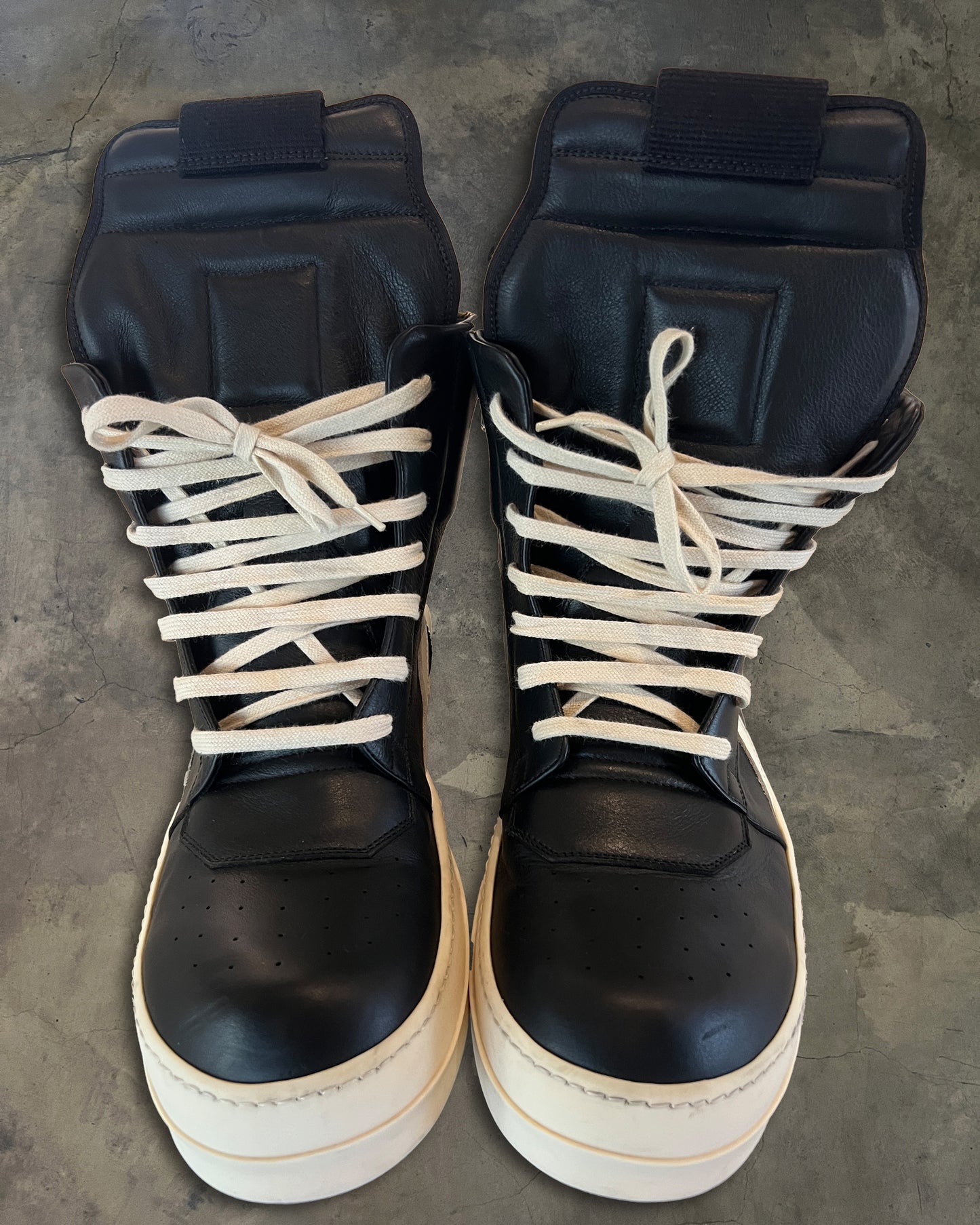 RICK OWENS FW2017 "GLITTER" GEOBASKETS