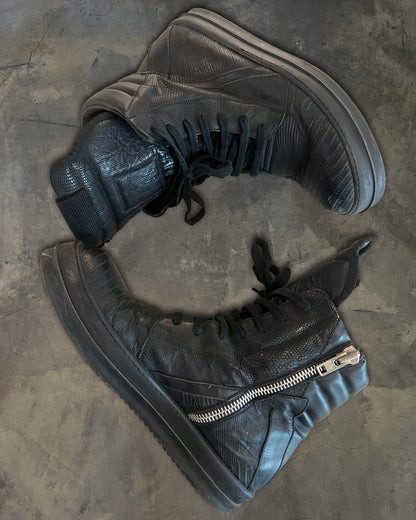 RICK OWENS FW2014 "MOODY" IGUANA GEOBASKET