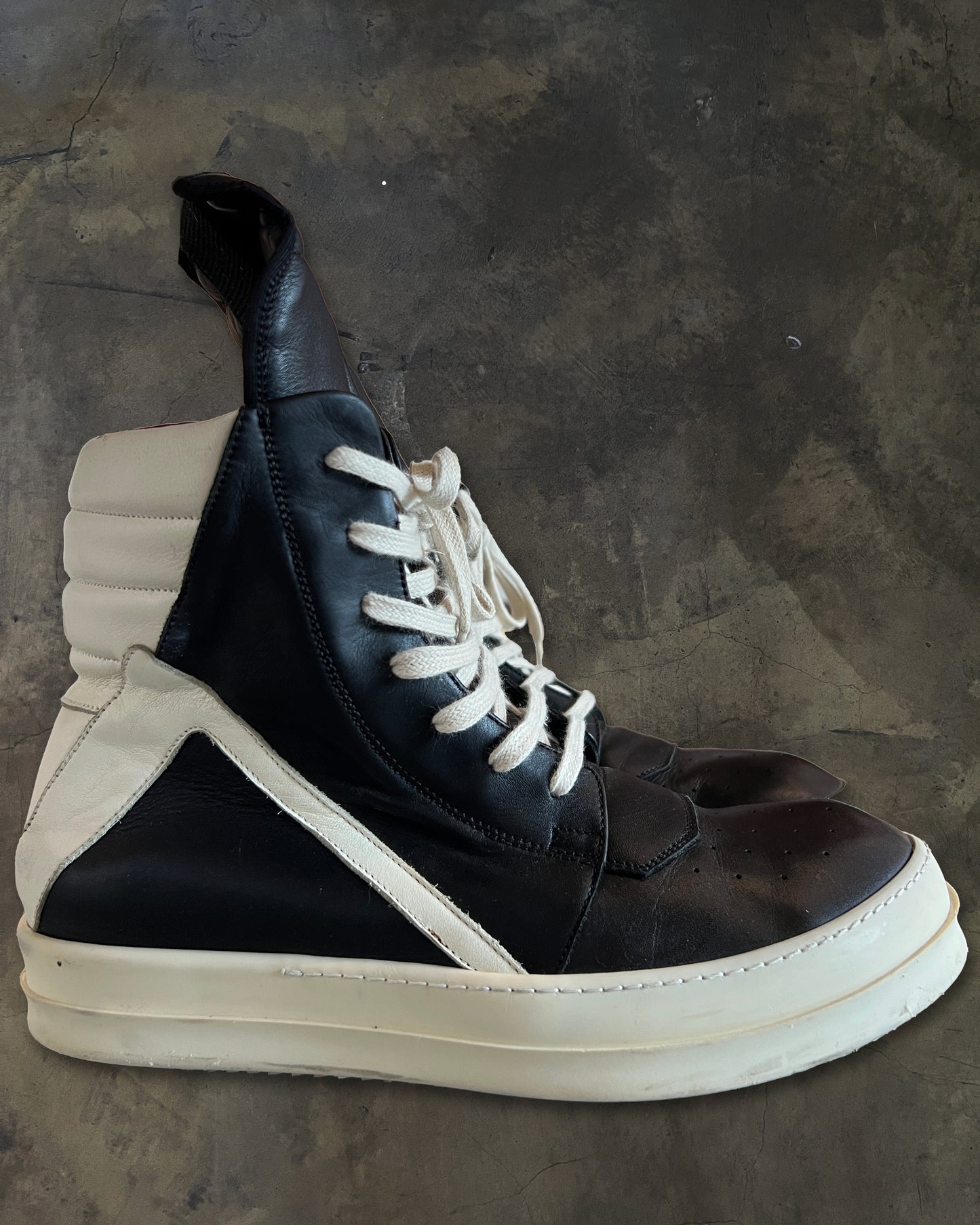 RICK OWENS PRE 2015 HIGH TONGUE GEOBASKET