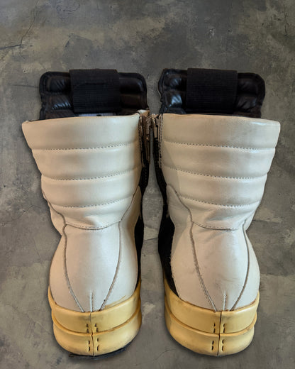 RICK OWENS FW2010 "GLEAM" SHORT TONGUE STAPLE GEOBASKETS