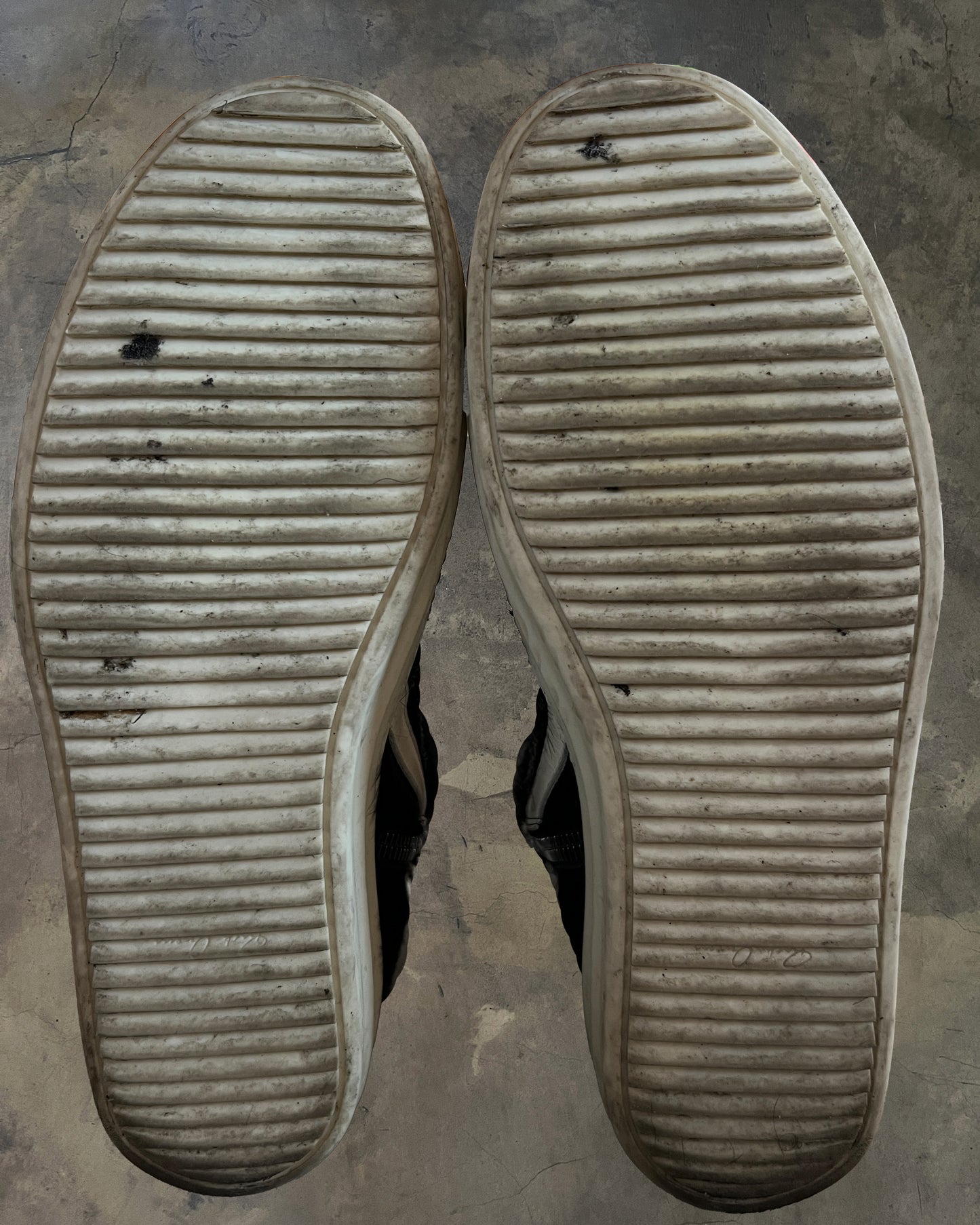 RICK OWENS FW2021 "GETHSEMANE" PONY HAIR GEOBASKETS