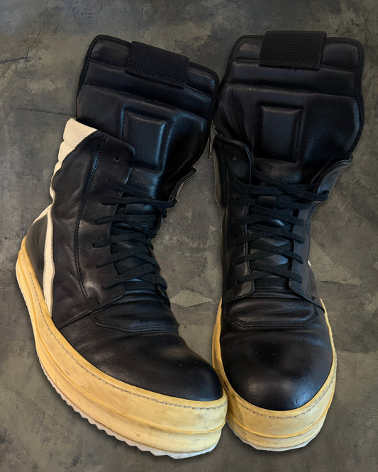RICK OWENS AW2015 HIGH TONGUE GEOBASKET