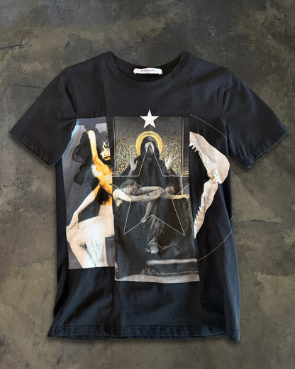 GIVENCHY 2015 MADONNA SHARK JAW SPLIT TEE