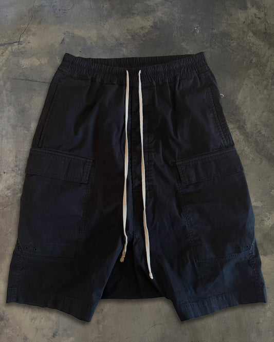 RICK OWENS SS2017 "WALRUS" CARGO POD SHORTS