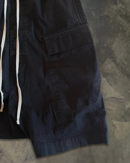 RICK OWENS SS2017 "WALRUS" CARGO POD SHORTS