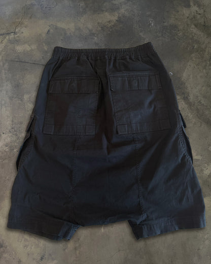 RICK OWENS SS2017 "WALRUS" CARGO POD SHORTS