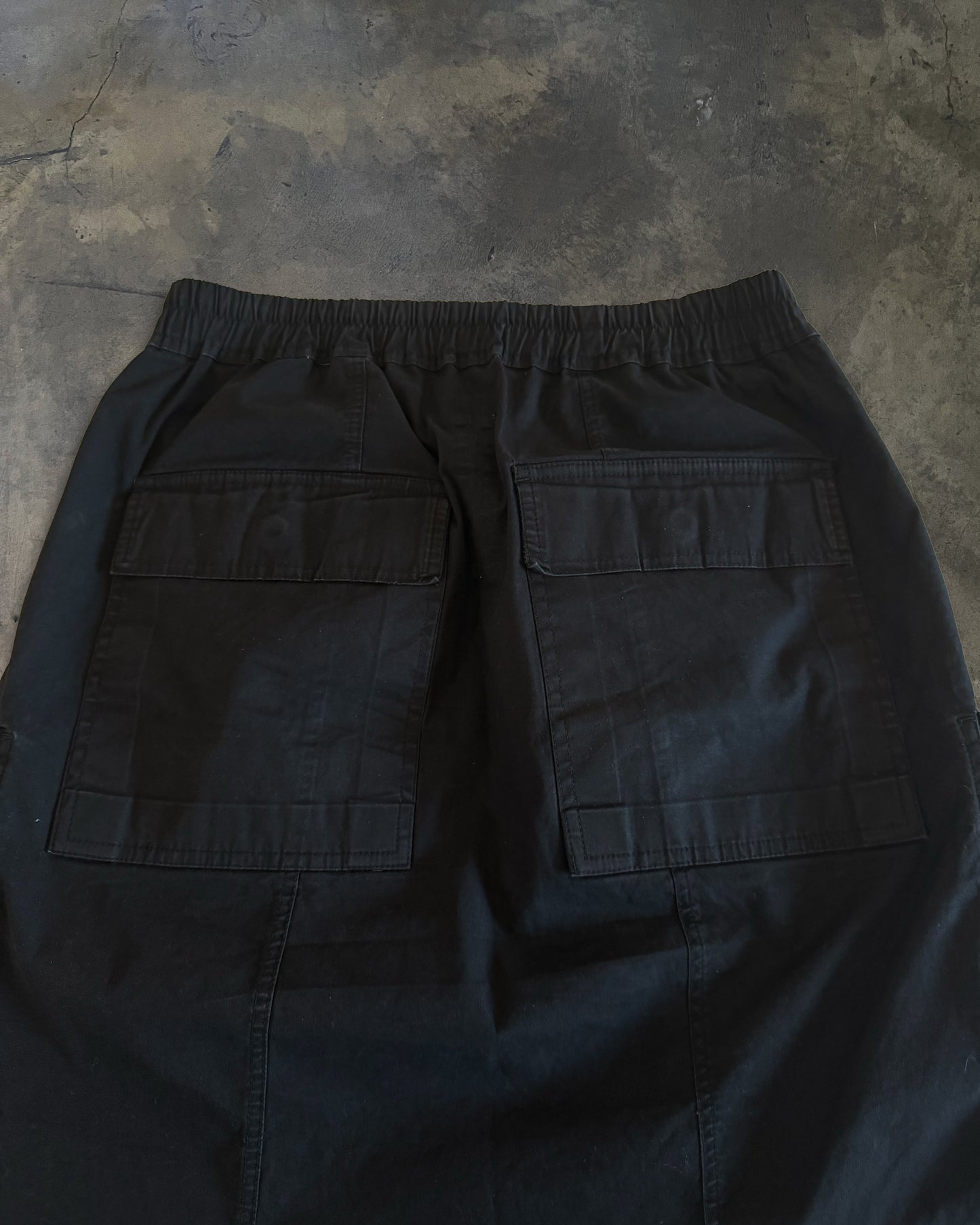 RICK OWENS SS2017 "WALRUS" CARGO POD SHORTS