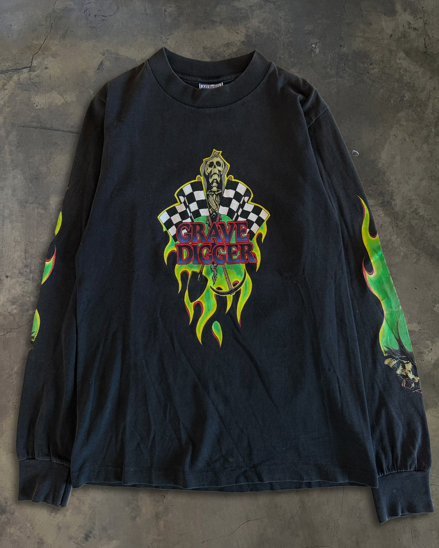 1990s GRAVE DIGGER LONG SLEEVE