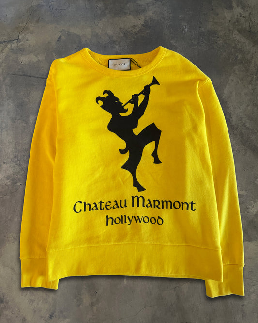 GUCCI CRUISE 2019 CHATEAU MARMONT HOLLYWOOD SWEATSHIRT