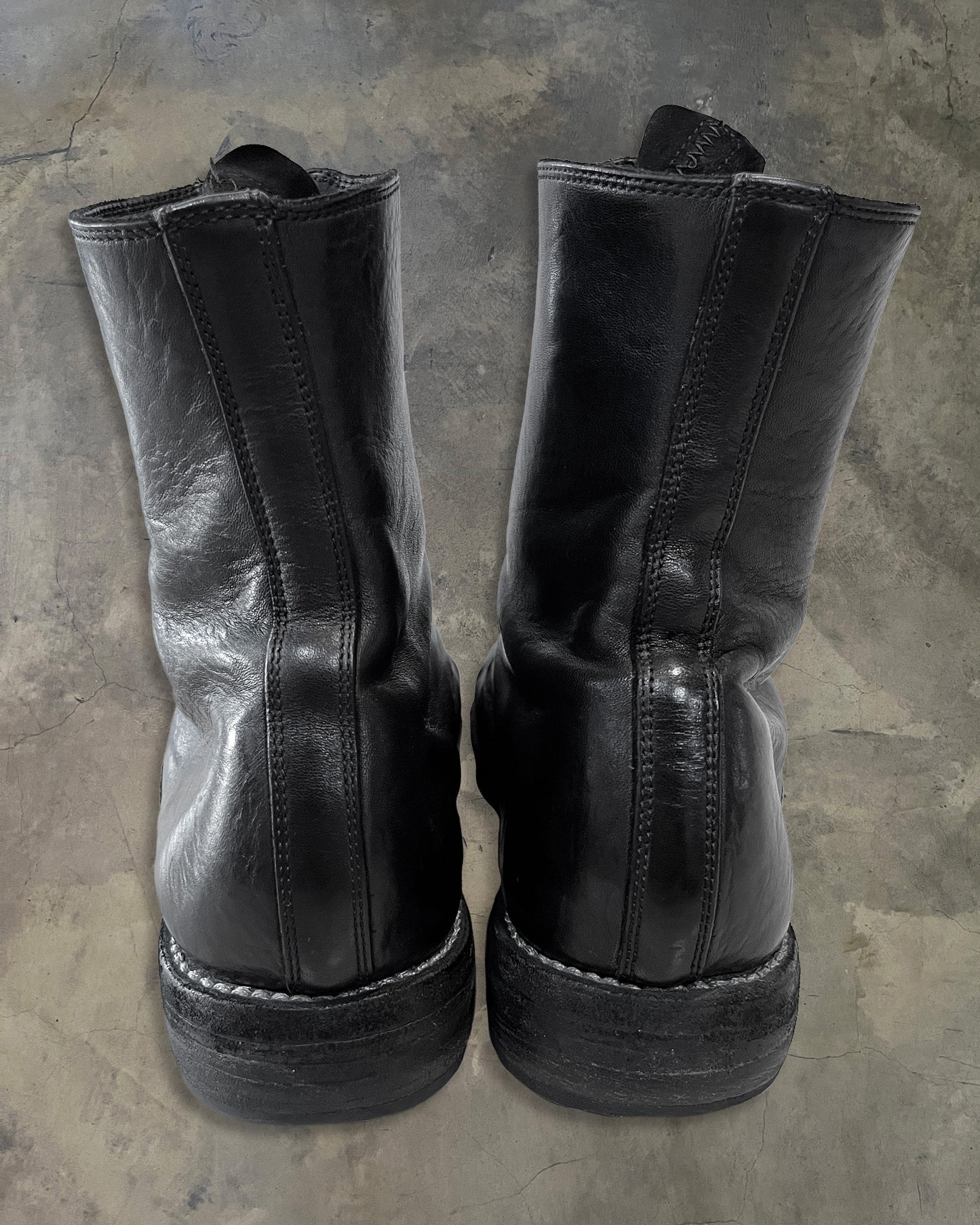 GUIDI 210 HORSE LEATHER ZIP BOOT