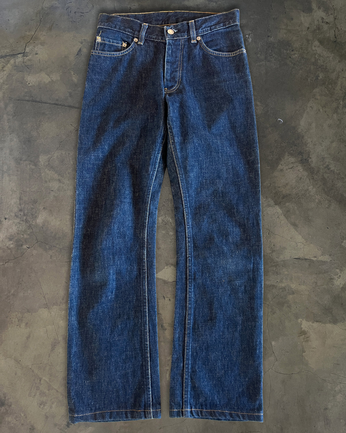 HELMUT LANG CLASSIC RAW BOOTCUT DENIM – glam archive