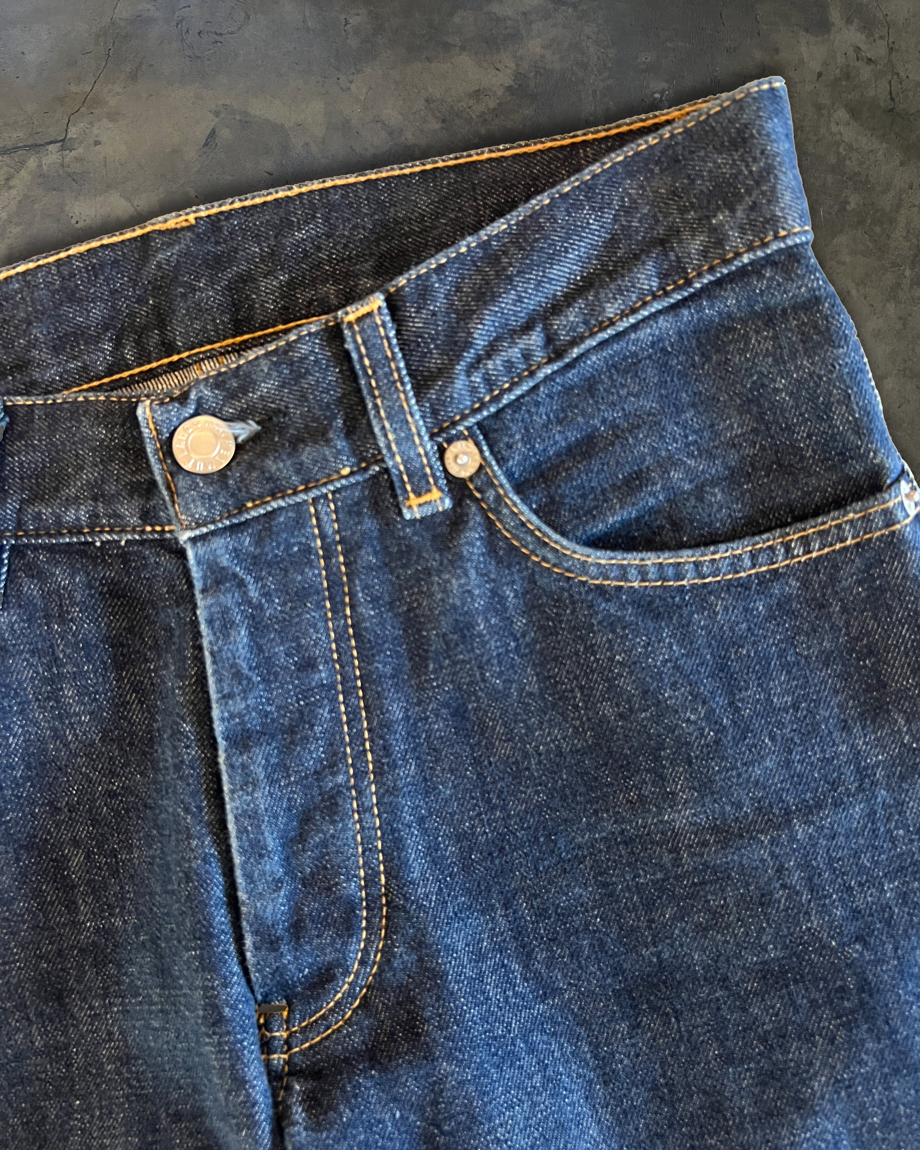 HELMUT LANG CLASSIC RAW BOOTCUT DENIM – glam archive