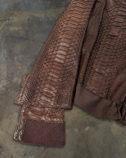 HAIDER ACKERMANN SS2015 DOUBLE LAYER PYTHON JACKET