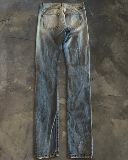SAINT LAURENT SS2016 RUNWAY D10 SELVEDGE RIPPED DENIM