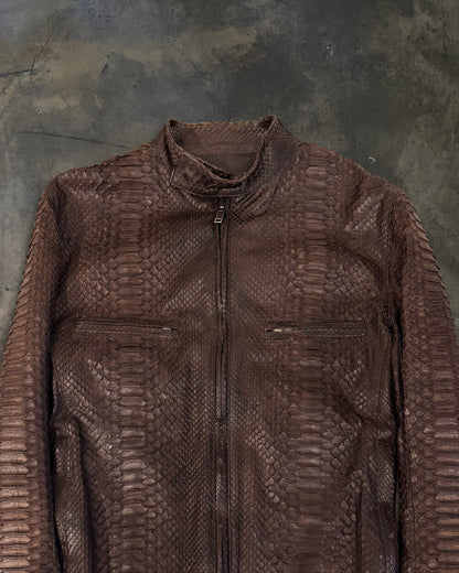 HAIDER ACKERMANN SS2015 DOUBLE LAYER PYTHON JACKET