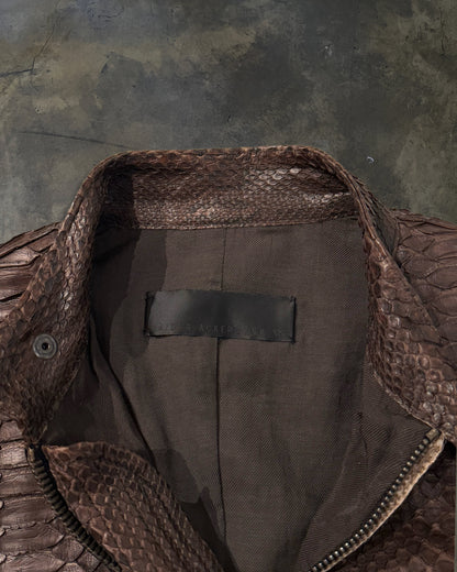 HAIDER ACKERMANN SS2015 DOUBLE LAYER PYTHON JACKET